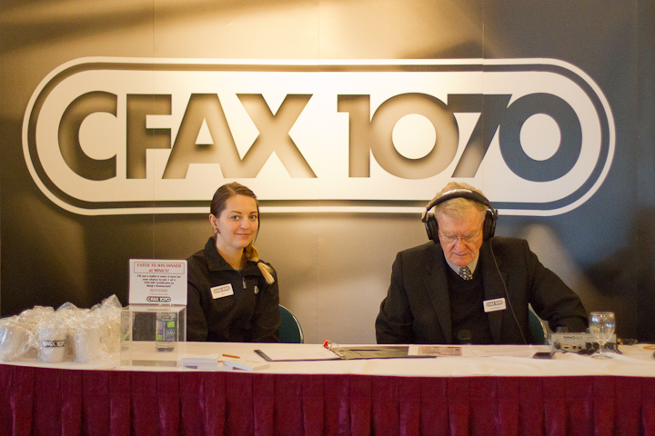 CFAX 1070 on location