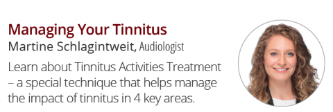 Managing Your Tinnitus Presentation with Martine Schlagintweit